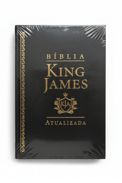 BÍBLIA KING JAMES ATUALIZADA - CAPA LUXO PRETA