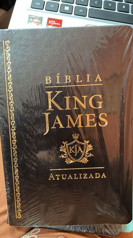 BIBLÍA KING JAMES ATUALIZADA - CAPA LUXO PRETA
