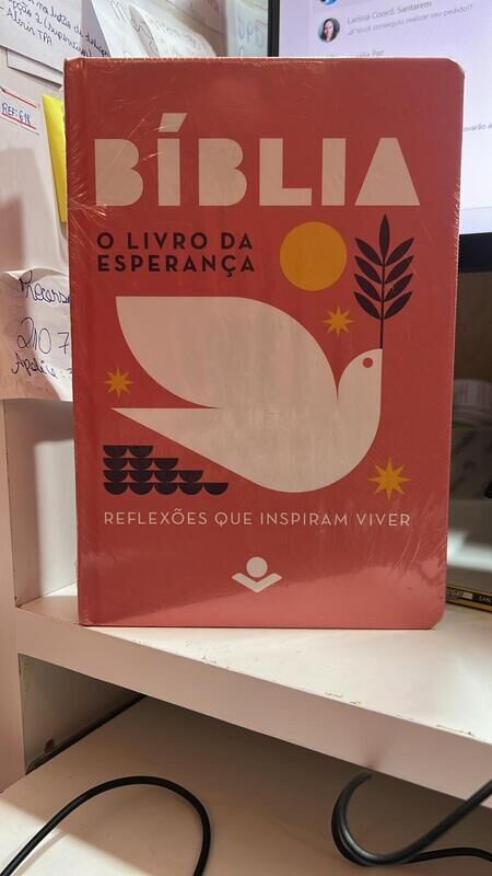 BIBLIA O LIVRO DA ESPERANÇA- CAPA ROSA