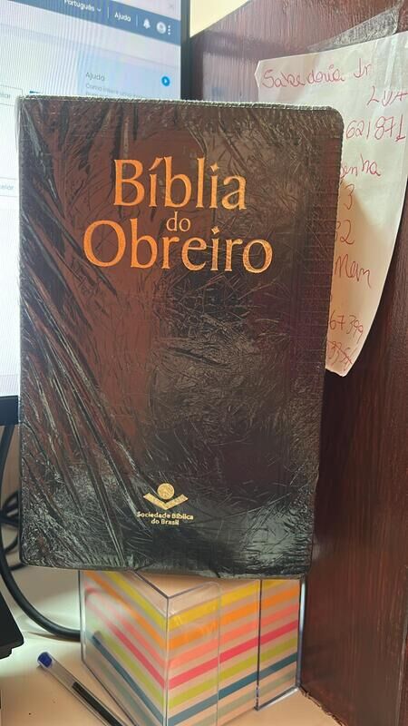 BIBLIA DO OBREIRO ARC COM CONCORDANCIA E DICIONARIO