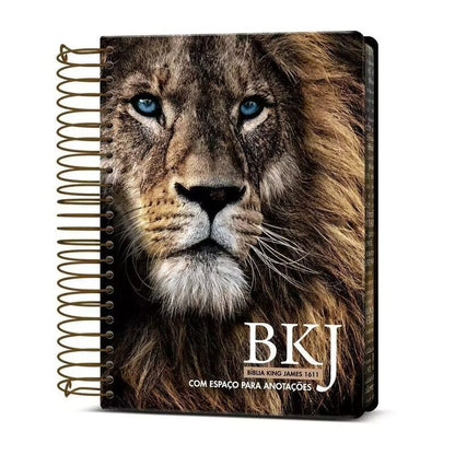 BÍBLIA ANOTE KING JAMES FIEL 1611 LEÃO ADONAI