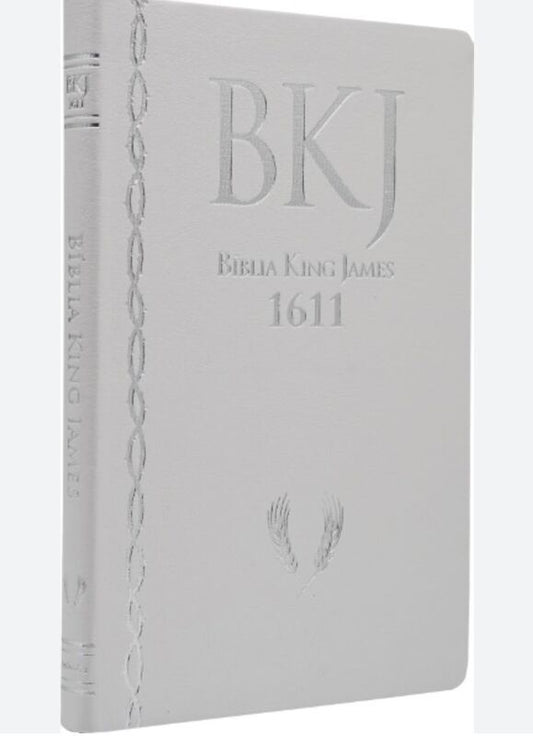 BIBLIA KING JAMES FIEL 1611 ULTRA FINA AMPLIADA -BRANCA