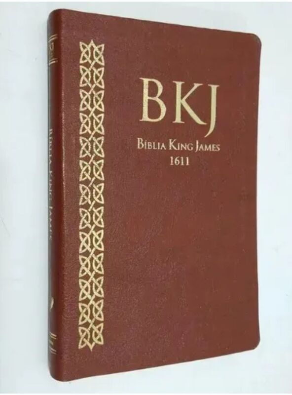 BIBLIA KING JAMES 1611 ULTRA FINA-CASTANHO