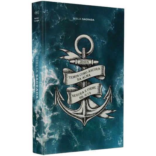 BÍBLIA SAGRADA ANCORA AZUL