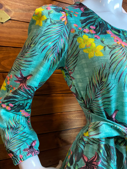 VESTIDO MIDI CREPINHO MANGA LONGA - ANA