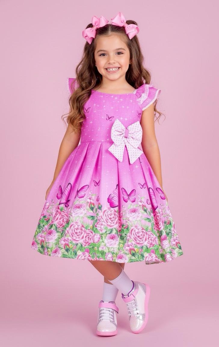 Japanese dress Butterflies - 4 years