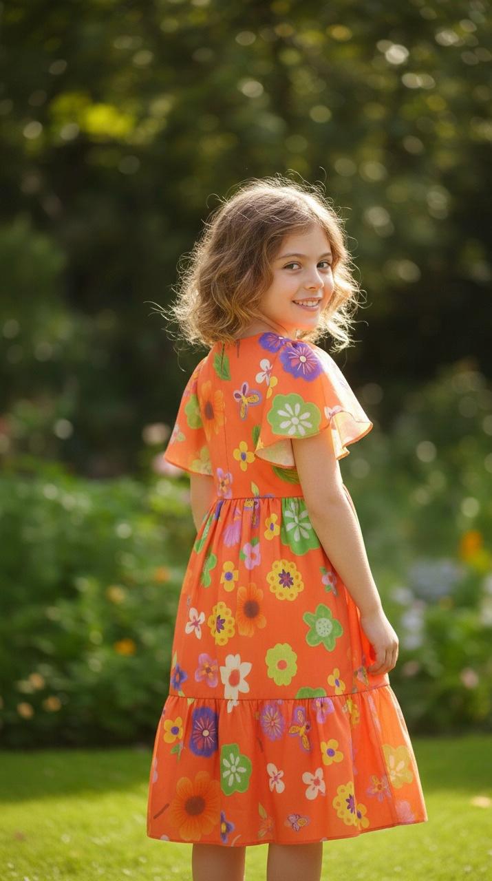 Maristela Orange Dress | 8 years