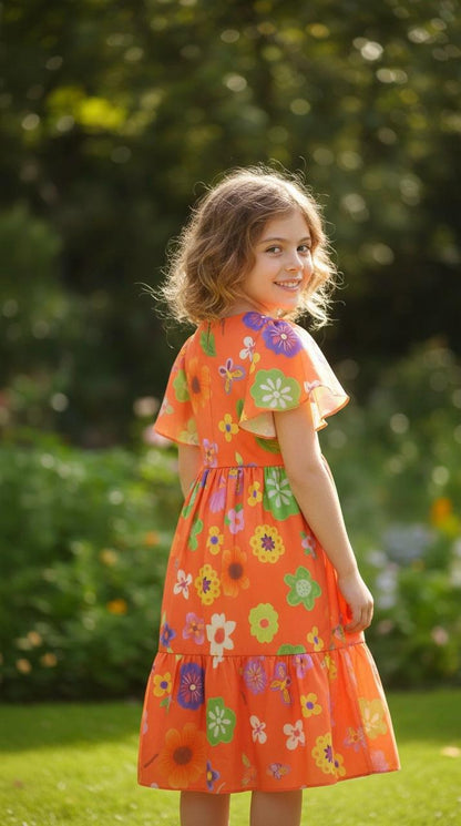 Maristela Orange Dress | 8 years