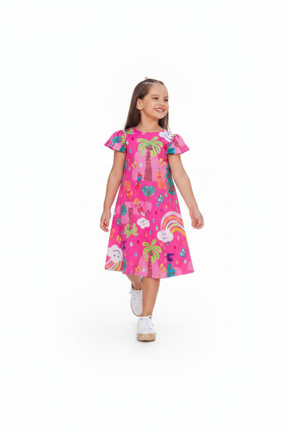 VESTIDO KIDS NAIARA PINK