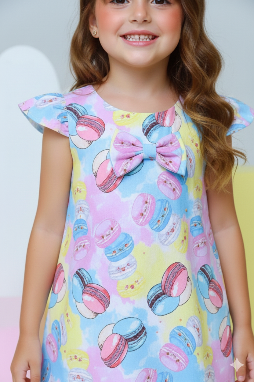 VESTIDO TRAPÉZIO DOCINHO