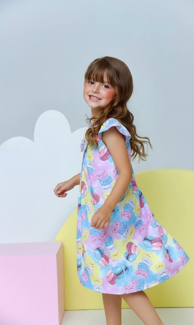 VESTIDO TRAPÉZIO DOCINHO