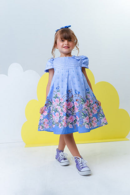 VESTIDO TRAPÉZIO LUXO LILÁS