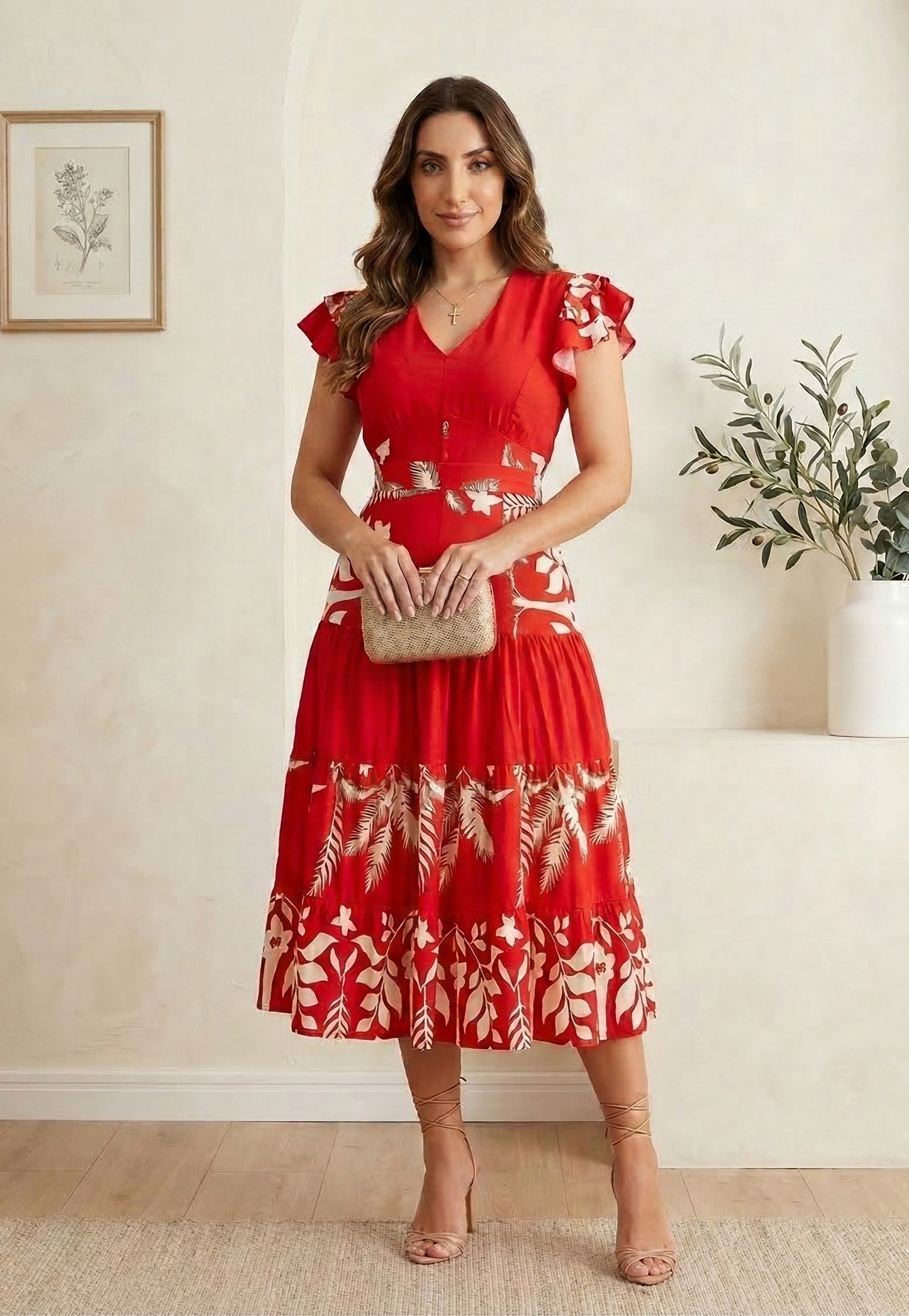 VESTIDO VISCOLINHO MANGA DUPLA - HELENA