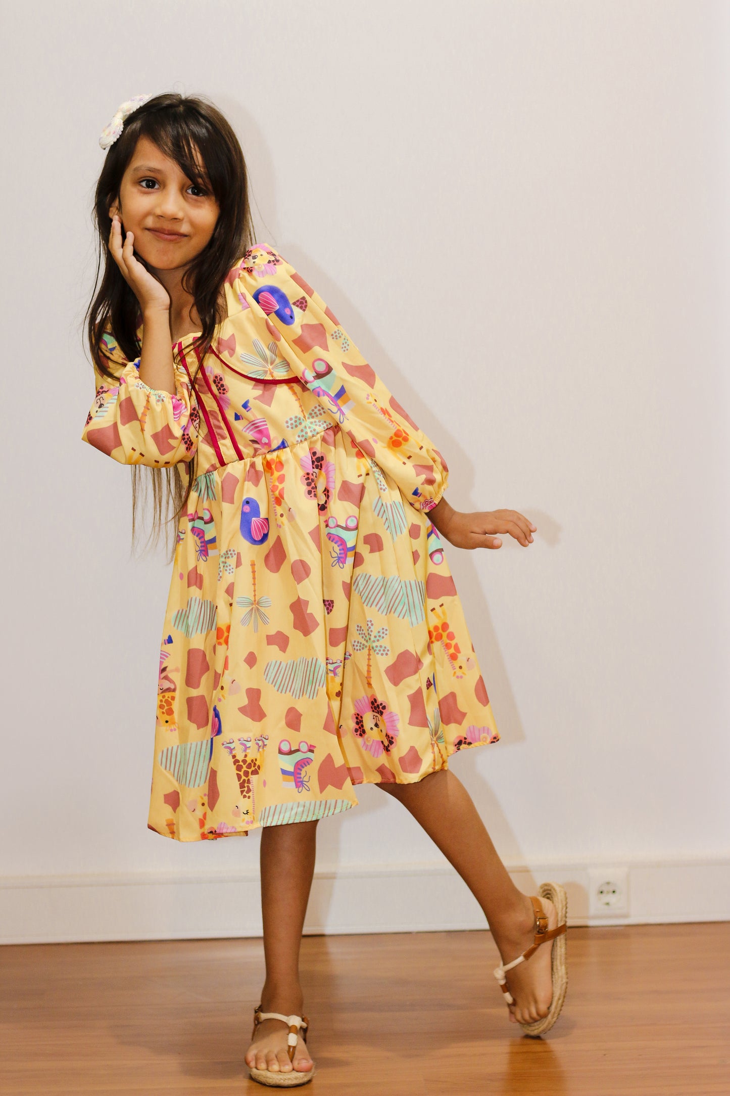 VESTIDO KIDS AGNES MANGA LONGA