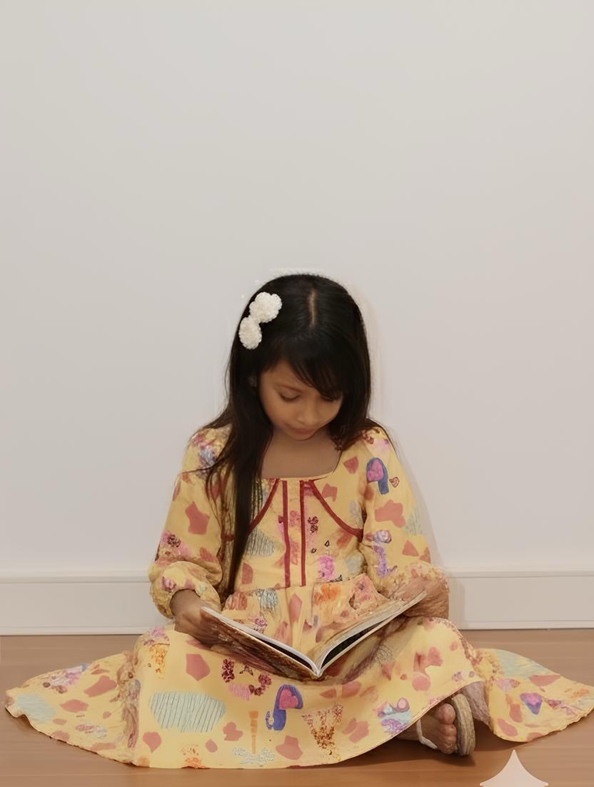 VESTIDO KIDS AGNES MANGA LONGA