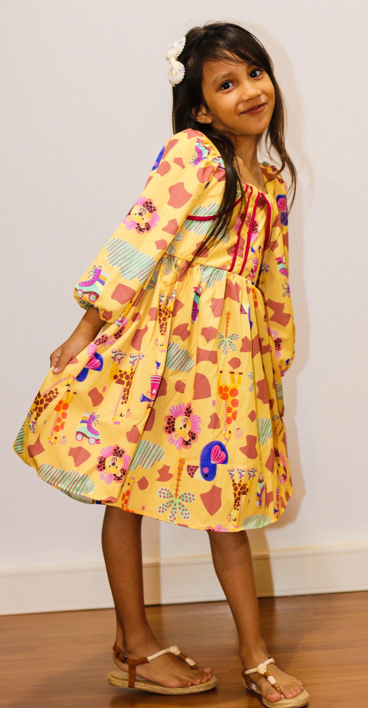 VESTIDO KIDS AGNES MANGA LONGA