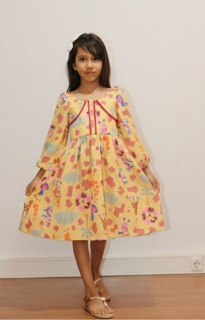 VESTIDO KIDS AGNES MANGA LONGA
