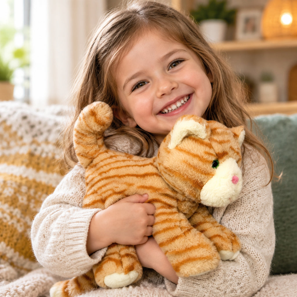 Peluche Gatinho Tabby – Coleção All About Nature