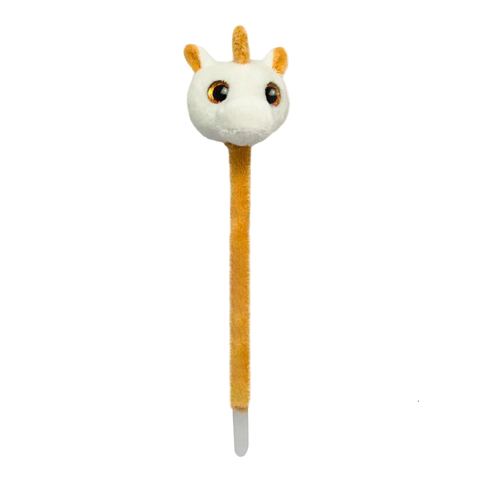 Caneta de Peluche Unicórnio – Coleção Orbys