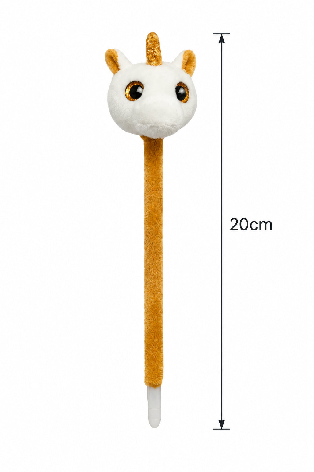 Caneta de Peluche Unicórnio – Coleção Orbys