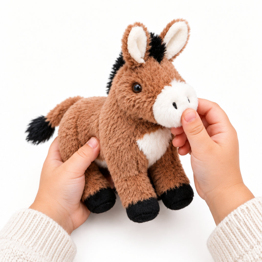 Peluche Burrinho – Coleção All About Nature